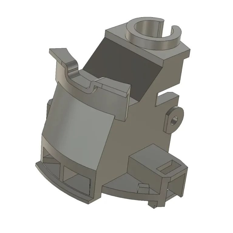 3d modelling and mesh to cad conversion of a mounting fixture