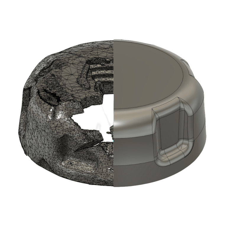 Reverse engineering a broken cap